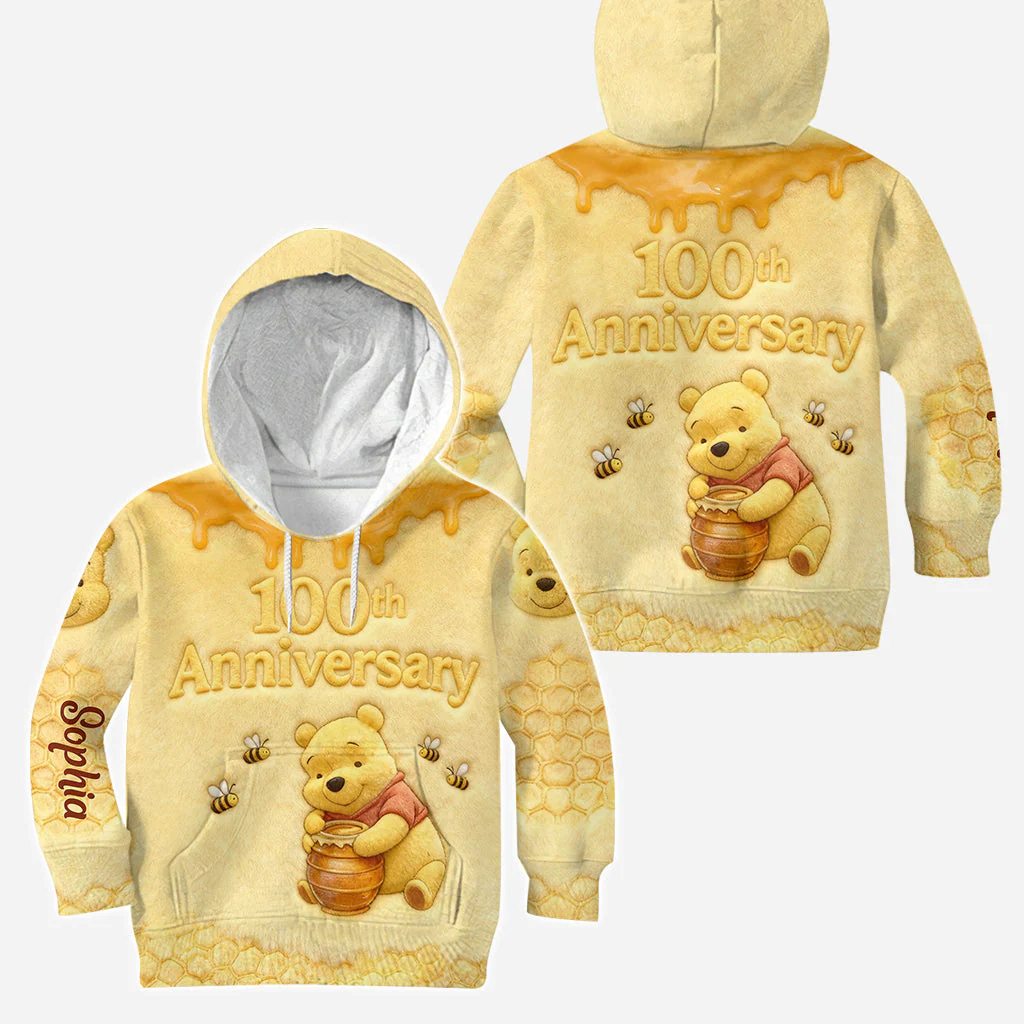 DSNY Honey Bear 100 Years Of Wonder - Personalized Hoodie And Leggings - Gift For Her, Movie Fans  NL122 - Image 7
