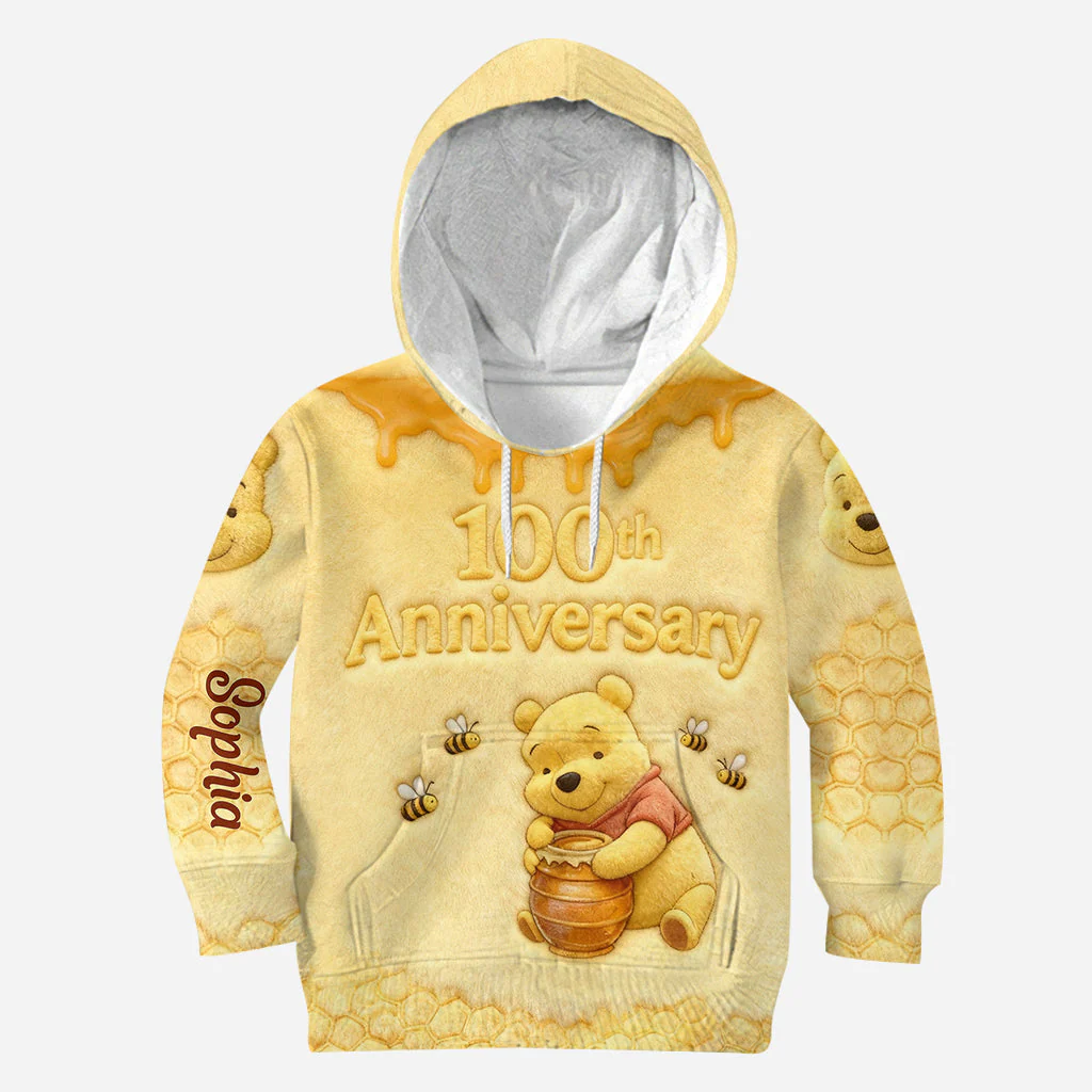 DSNY Honey Bear 100 Years Of Wonder - Personalized Hoodie And Leggings - Gift For Her, Movie Fans  NL122 - Image 8