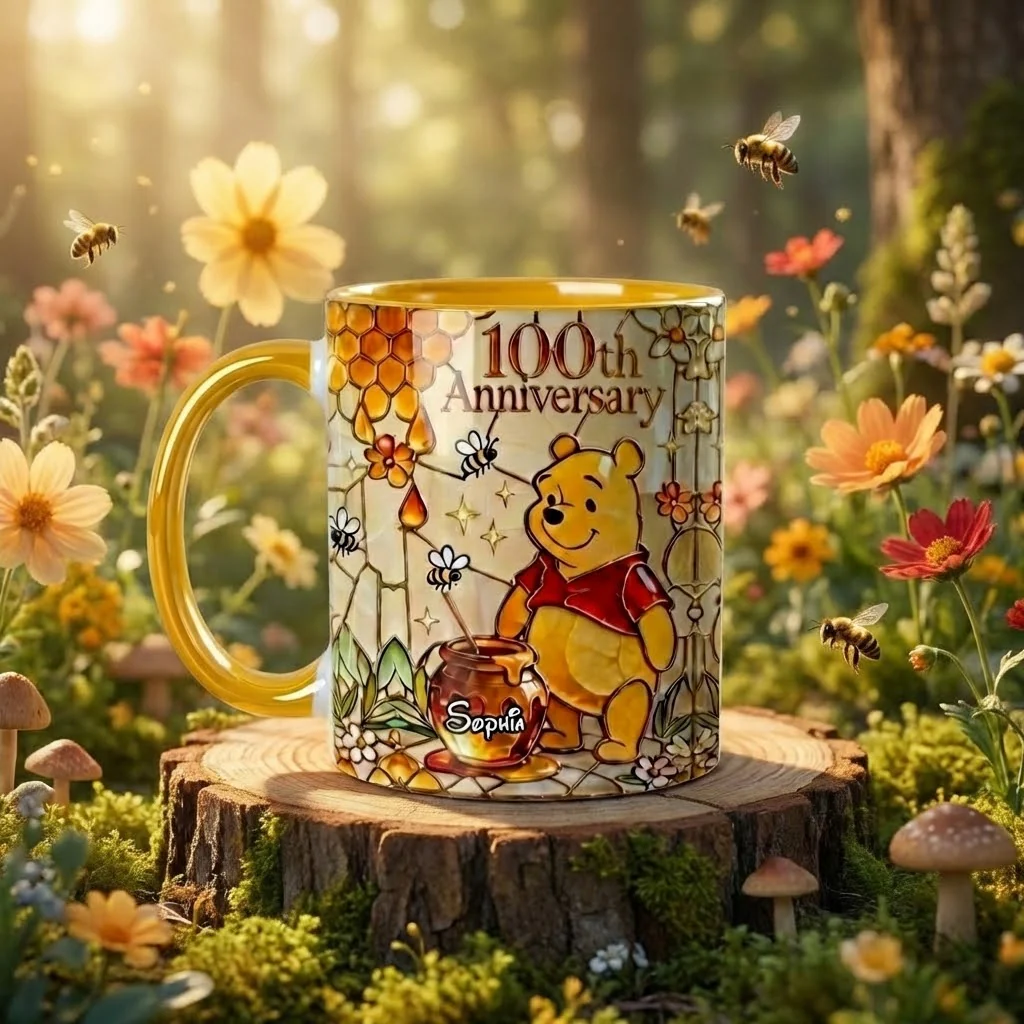 DSNY Honey Bear 100th Anniversary - Personalized Accent Mug - Gift For Fan Movies HH01