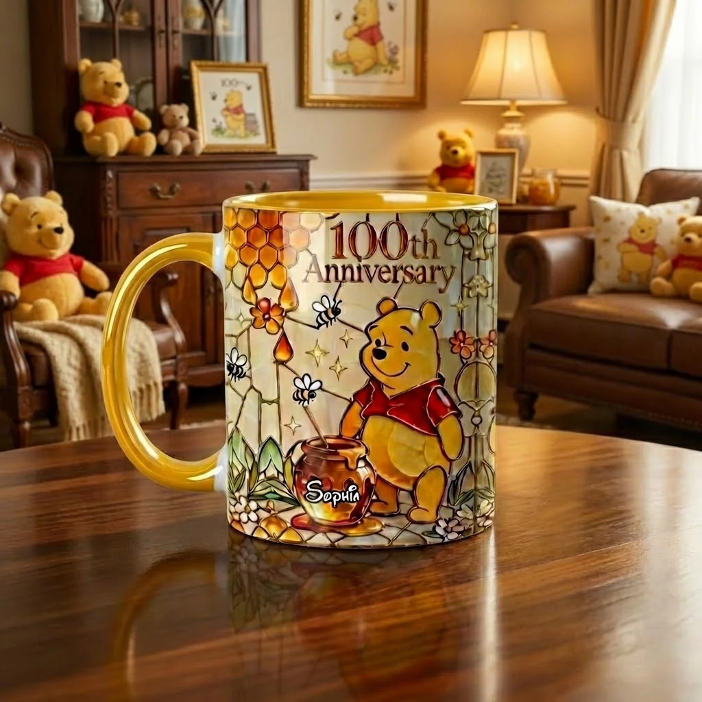 DSNY Honey Bear 100th Anniversary - Personalized Accent Mug - Gift For Fan Movies HH01 - Image 2