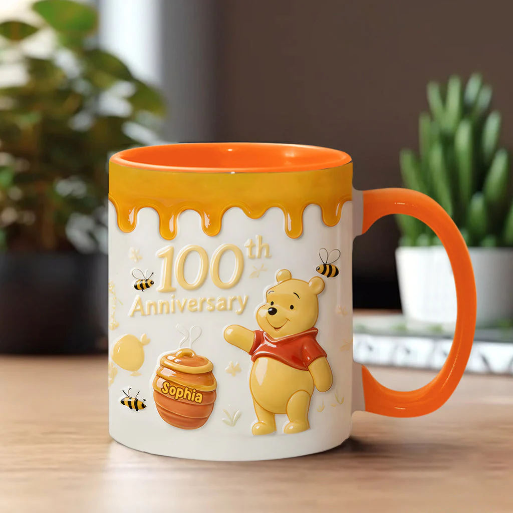 DSNY Honey Bear 100th Anniversary - Personalized Accent Mug - Gift For Fan Movies HH01 - Image 5