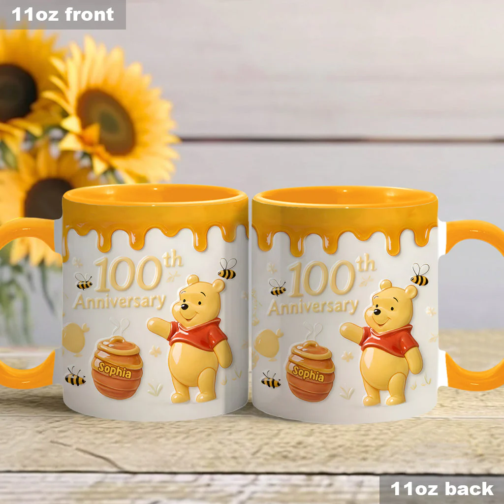 DSNY Honey Bear 100th Anniversary - Personalized Accent Mug - Gift For Fan Movies HH01 - Image 6