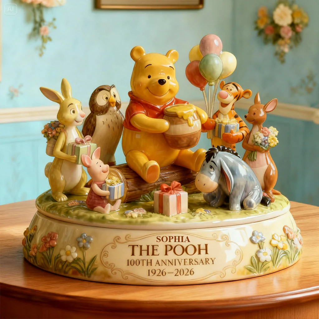 DSNY Honey Bear 100th Anniversary - Personalized Acrylic Plaque - Gift For Fan Movies HH01