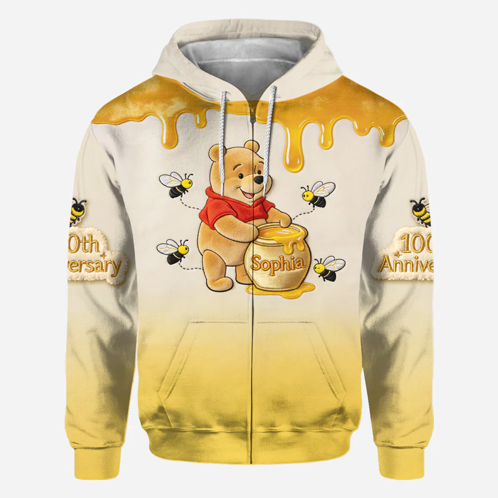 DSNY Honey Bear 100th Anniversary - Personalized All Over Shirt - Gift For Movie Fans NL122 - Image 4