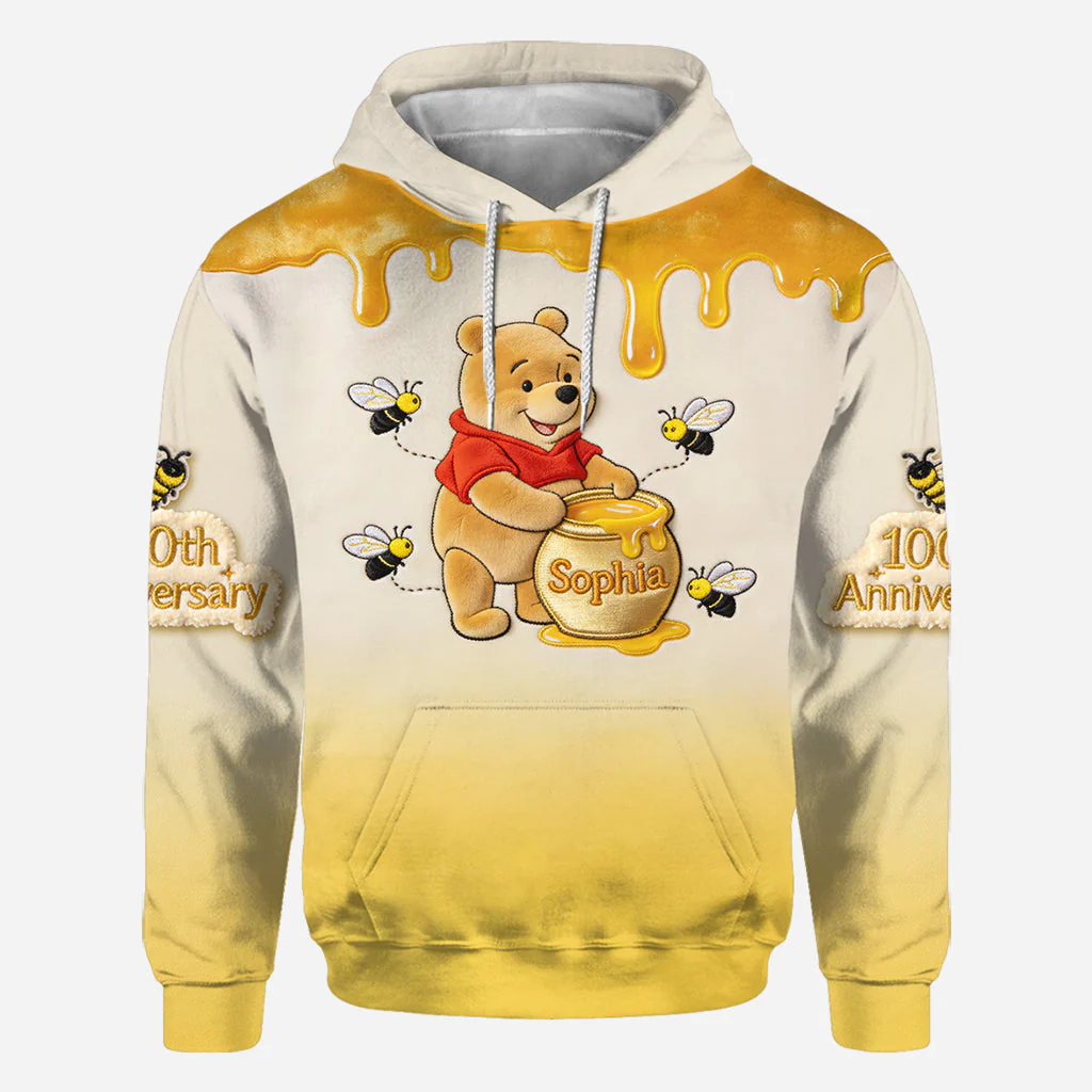 DSNY Honey Bear 100th Anniversary - Personalized All Over Shirt - Gift For Movie Fans NL122 - Image 9