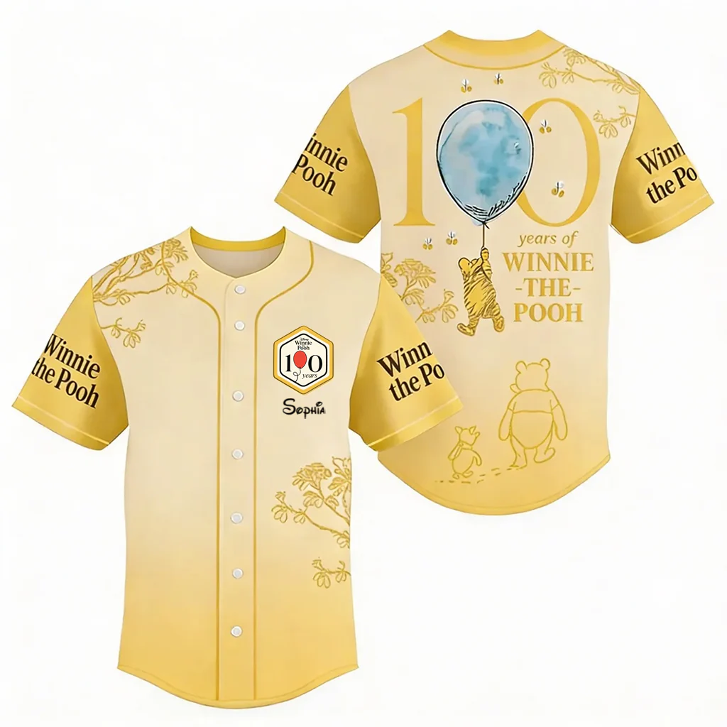 DSNY Honey Bear 100th Anniversary - Personalized Baseball Jersey - Gift For Movie Fans HH01