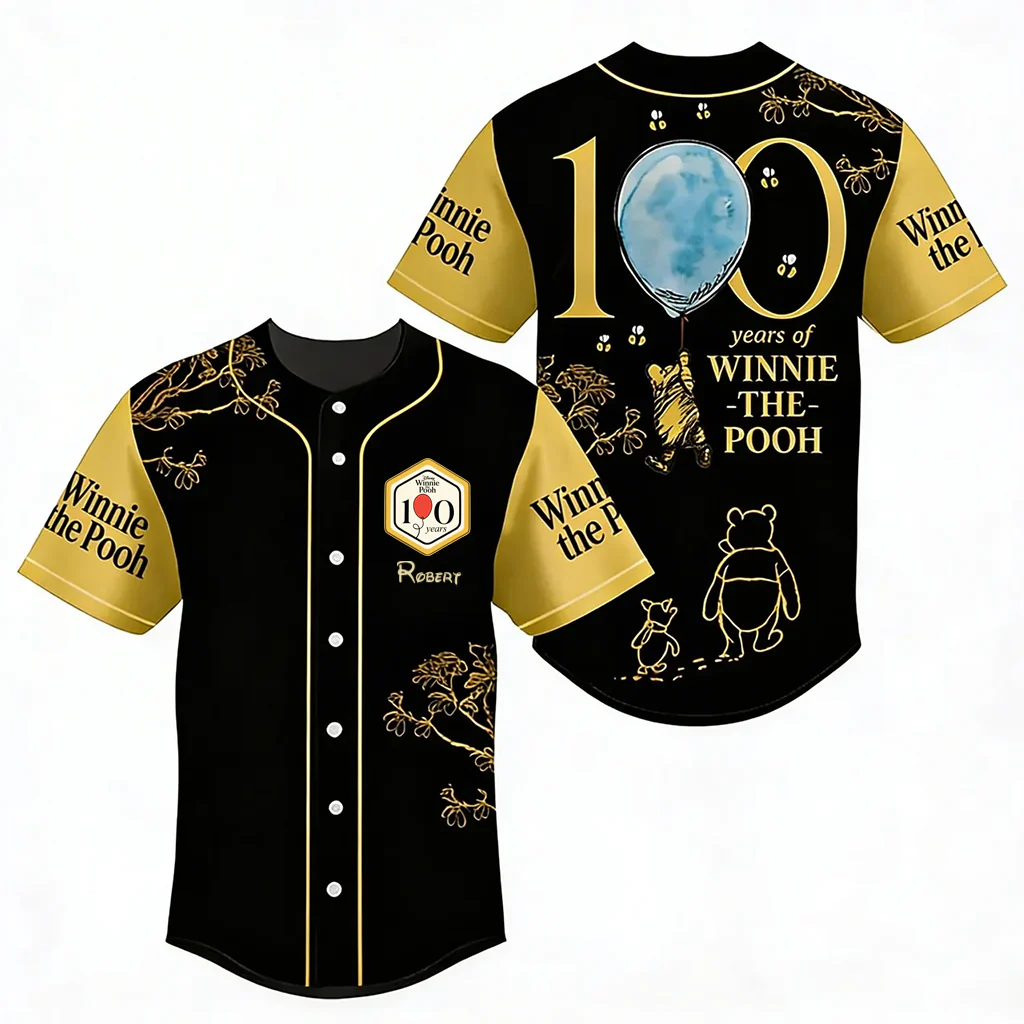 DSNY Honey Bear 100th Anniversary - Personalized Baseball Jersey - Gift For Movie Fans HH01 - Image 2