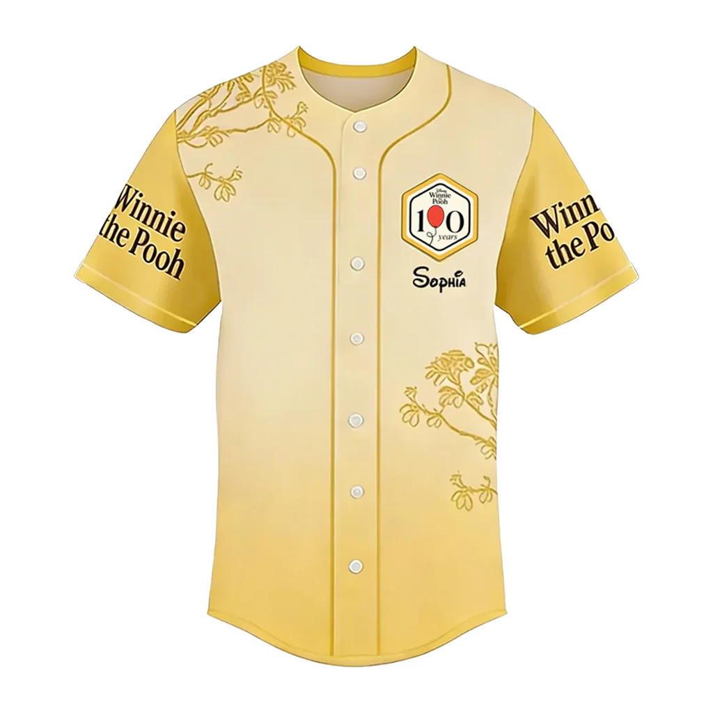 DSNY Honey Bear 100th Anniversary - Personalized Baseball Jersey - Gift For Movie Fans HH01 - Image 3