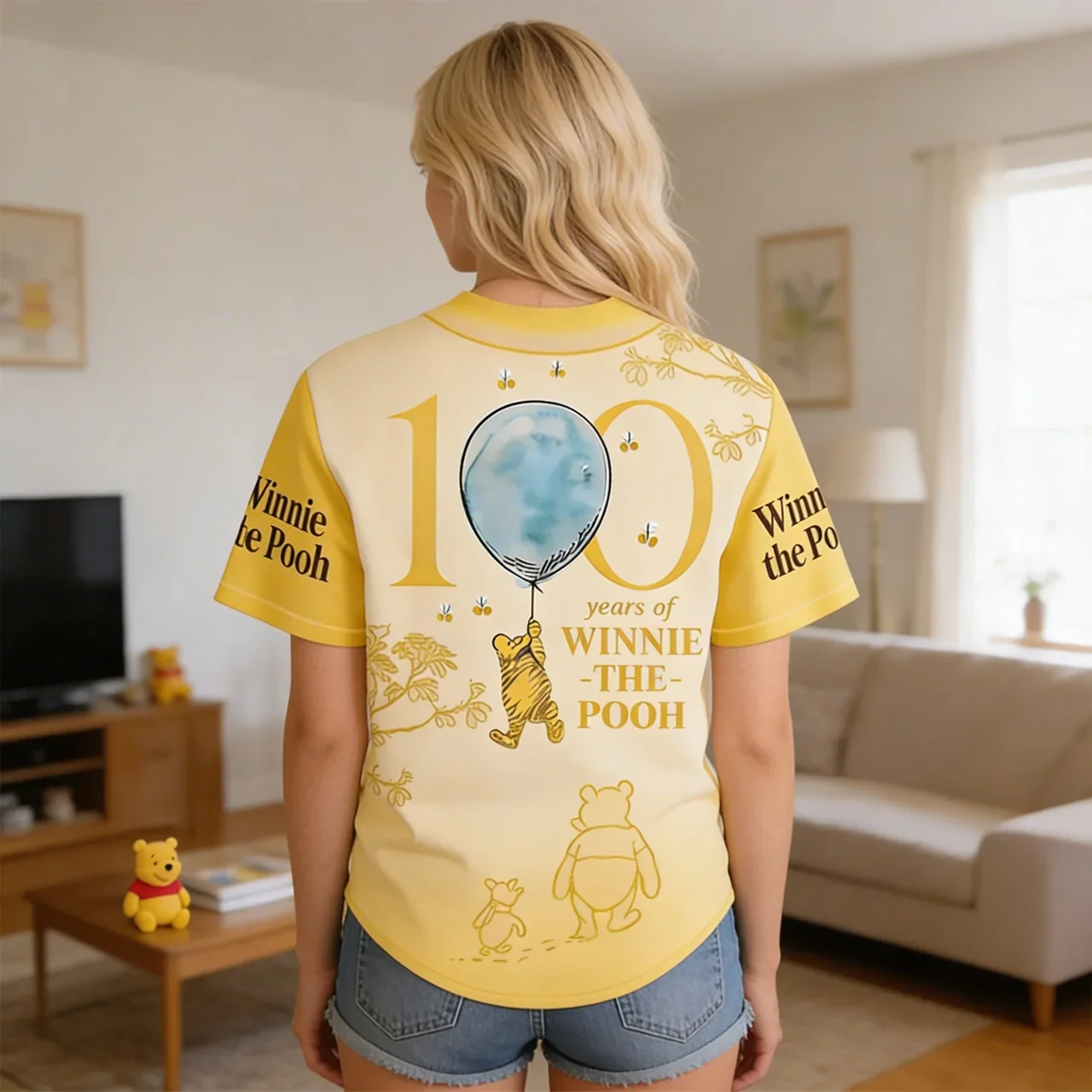 DSNY Honey Bear 100th Anniversary - Personalized Baseball Jersey - Gift For Movie Fans HH01 - Image 6