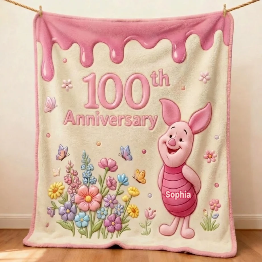 DSNY Honey Bear 100th Anniversary - Personalized Blanket - Gift For Fan Movies HH01 - Image 2