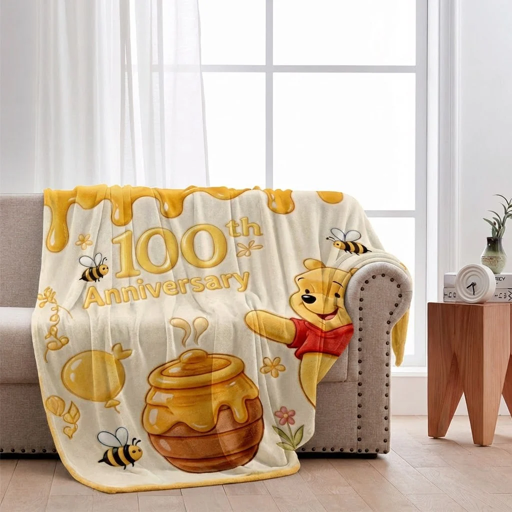 DSNY Honey Bear 100th Anniversary - Personalized Blanket - Gift For Fan Movies HH01 - Image 5