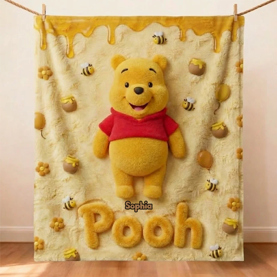 DSNY Honey Bear 100th Anniversary - Personalized Blanket - Gift For Fan Movies HH01