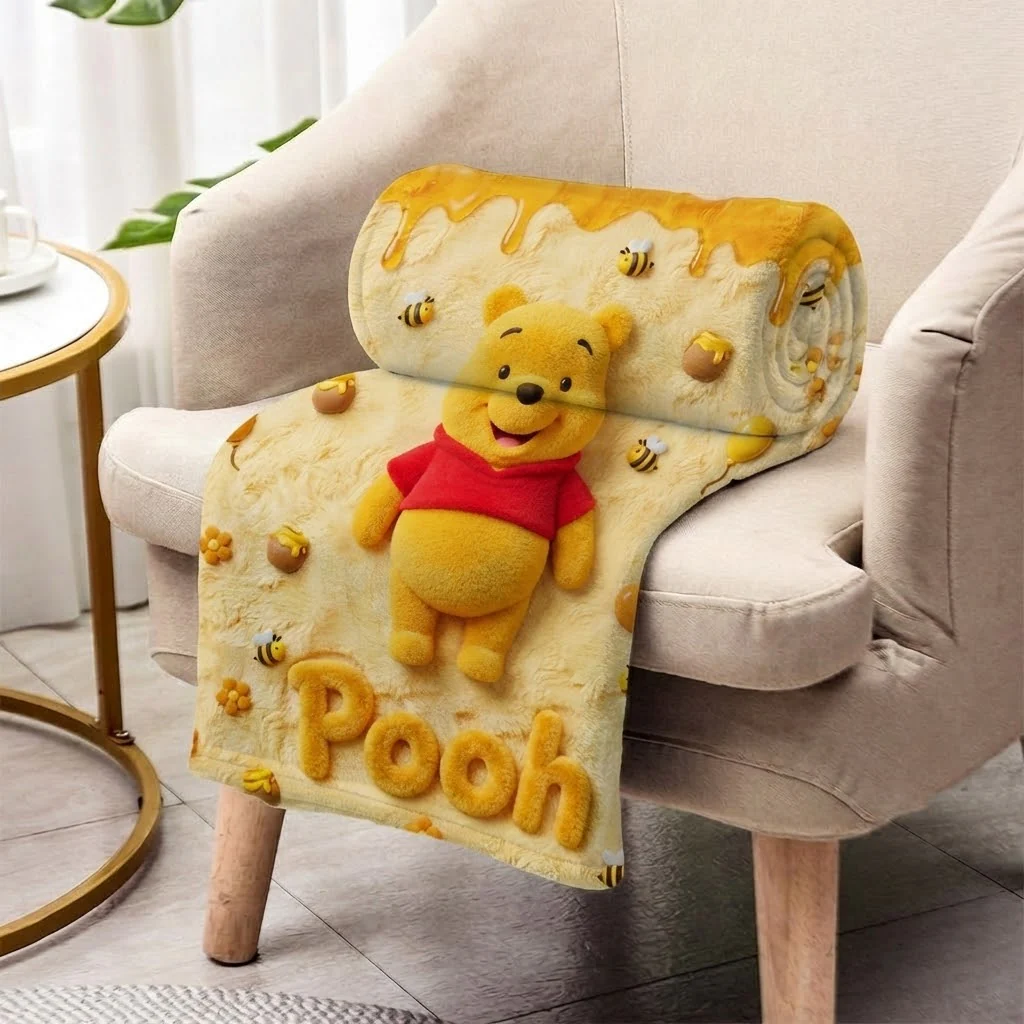 DSNY Honey Bear 100th Anniversary - Personalized Blanket - Gift For Fan Movies HH01 - Image 3