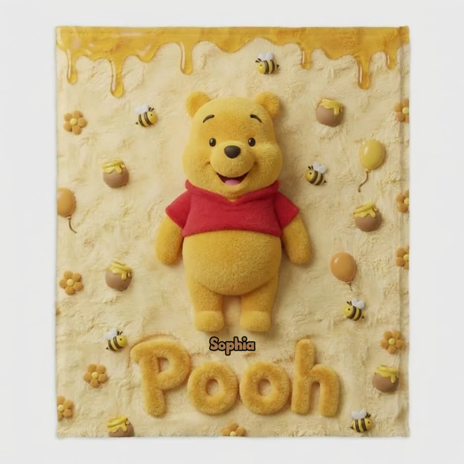 DSNY Honey Bear 100th Anniversary - Personalized Blanket - Gift For Fan Movies HH01 - Image 5