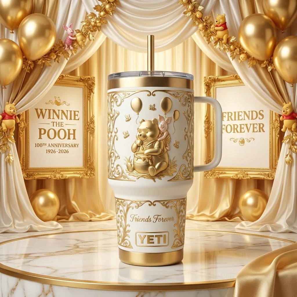 DSNY Honey Bear 100th Anniversary - Personalized Tumbler - Gift For Fan Movies HH01 - Image 3