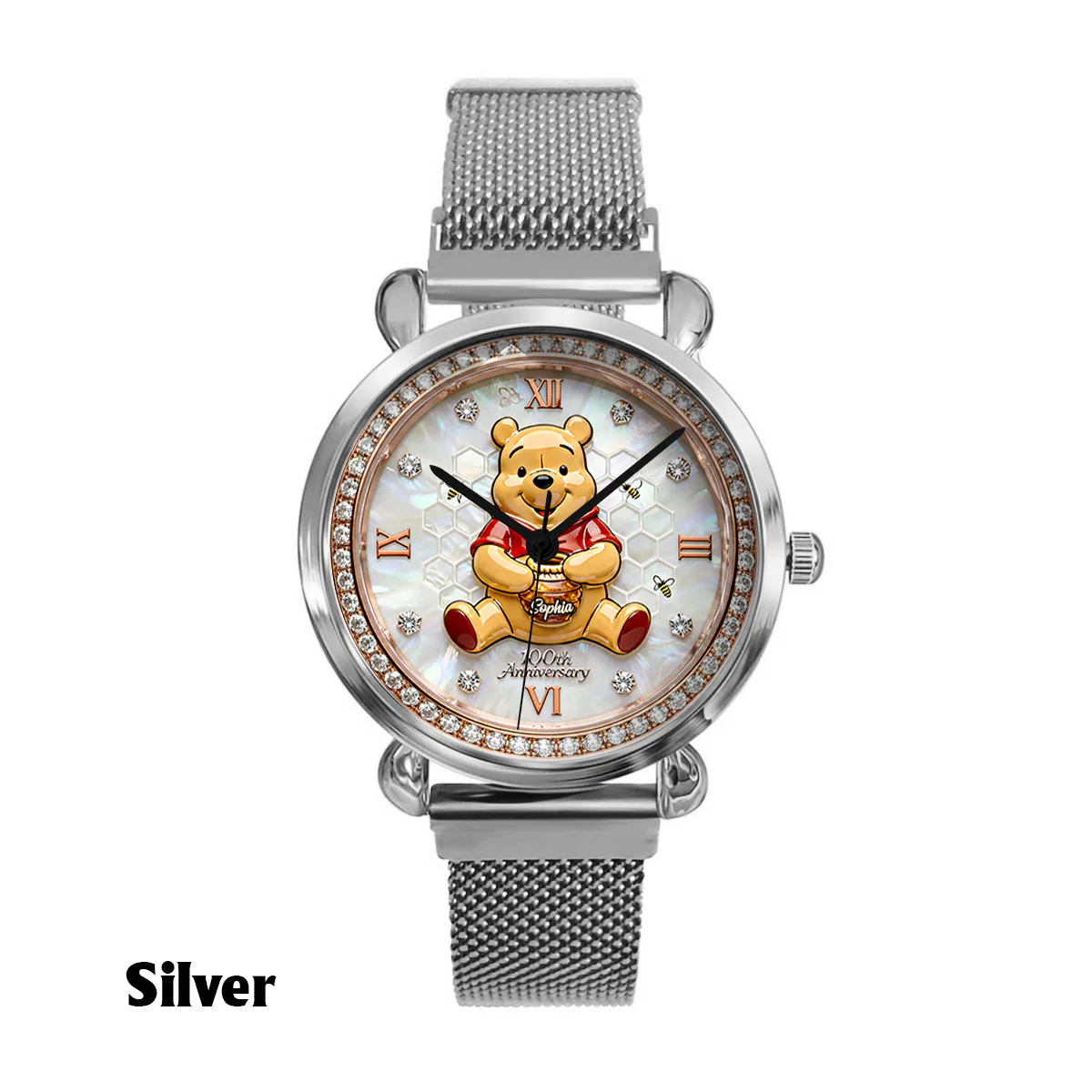 DSNY Honey Bear 100th Anniversary - Personalized Women Hand Watch - Gift For Movie Fans NL122 - Image 8