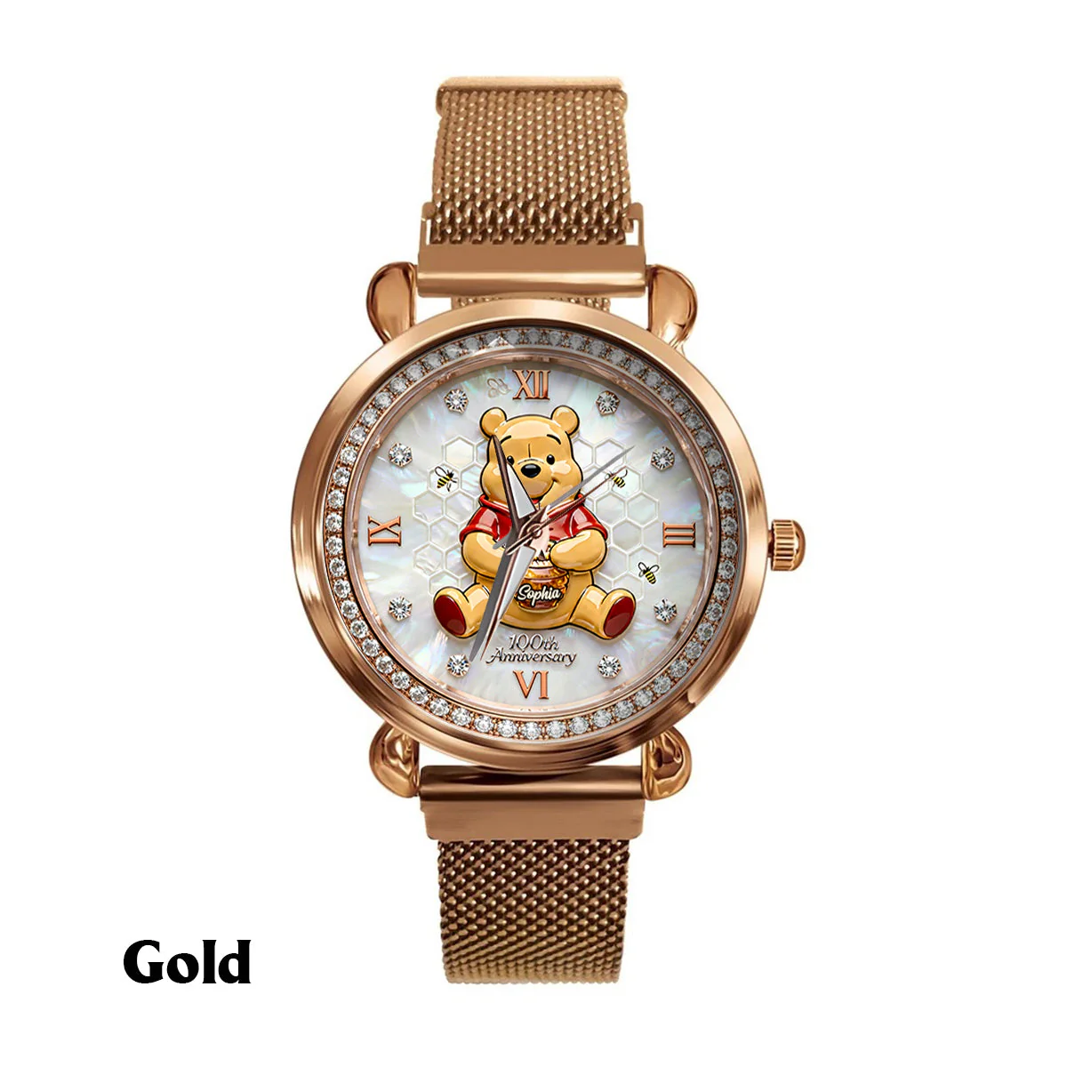 DSNY Honey Bear 100th Anniversary - Personalized Women Hand Watch - Gift For Movie Fans NL122 - Image 9