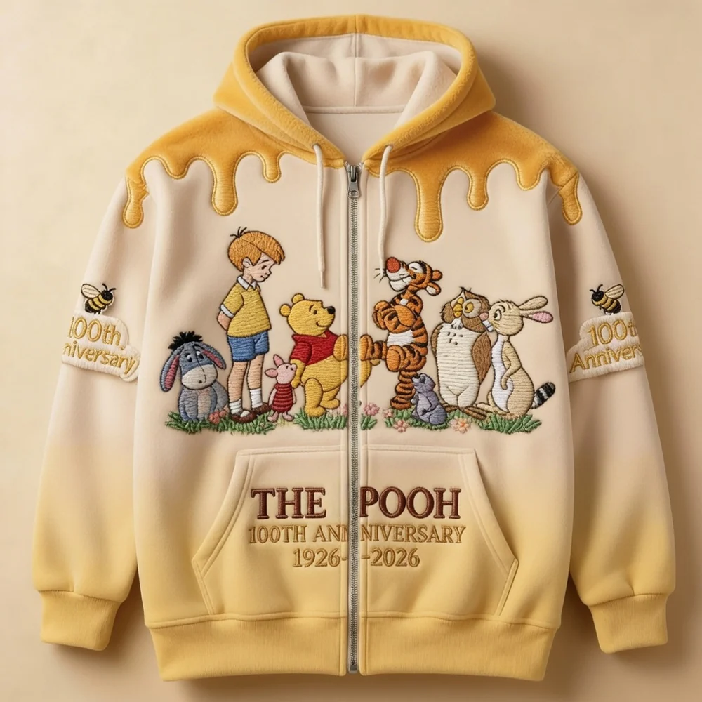 DSNY Honey Bear Celebrate 100 Years Of Magic Friendship - Personalized All Over Shirt - Anniversary Gift For Movie Fans NL122 - Image 5