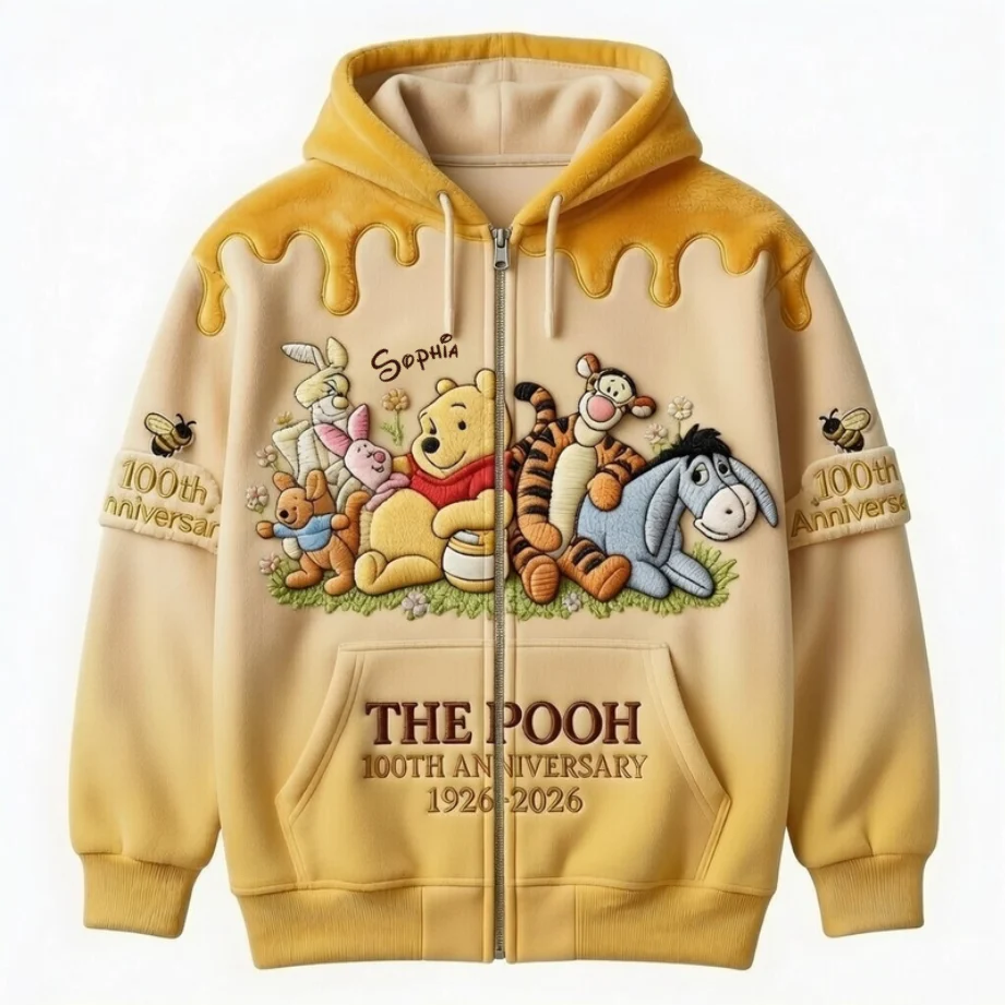 DSNY Honey Bear Celebrate 100th Anniversary - Personalized All Over Shirt - Gift For Movie Fans HH01 - Image 4