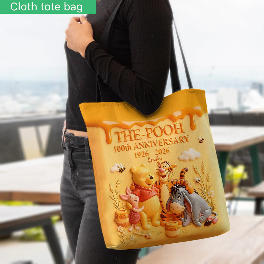 DSNY Honey Bear Celebrate 100th Anniversary - Personalized Tote Bag - Gift For Movie Fans NL122 - Image 2