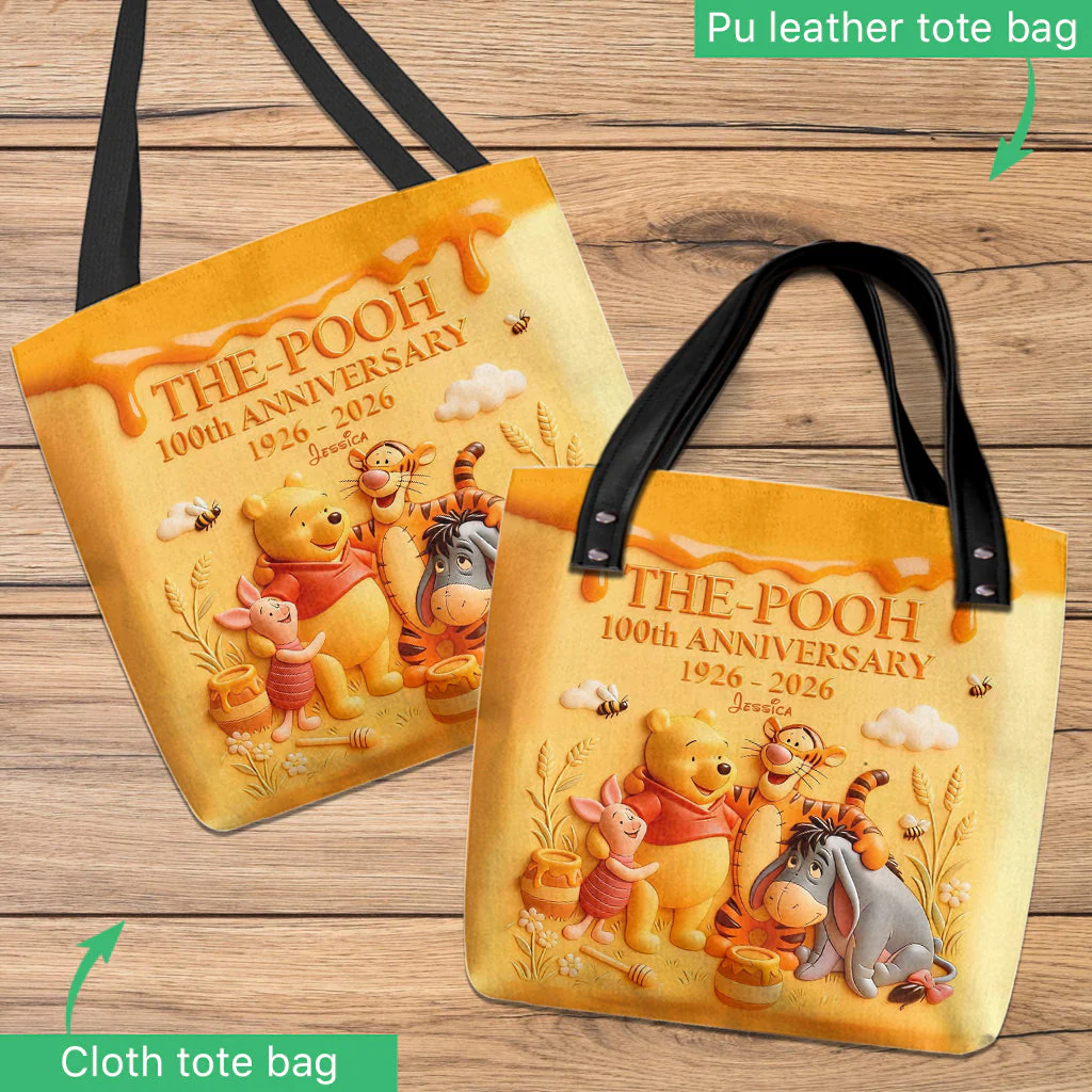 DSNY Honey Bear Celebrate 100th Anniversary - Personalized Tote Bag - Gift For Movie Fans NL122 - Image 4