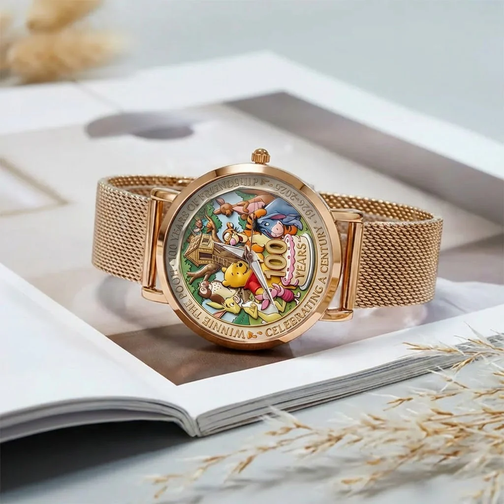 DSNY Honey Bear Celebrating A Century Of Friendship - Women Hand Watch - Gift For Movie Fans NL122 - Image 2