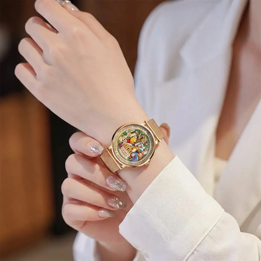 DSNY Honey Bear Celebrating A Century Of Friendship - Women Hand Watch - Gift For Movie Fans NL122 - Image 3