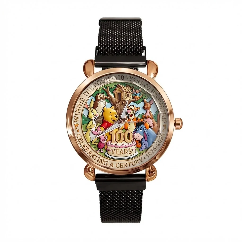 DSNY Honey Bear Celebrating A Century Of Friendship - Women Hand Watch - Gift For Movie Fans NL122 - Image 7