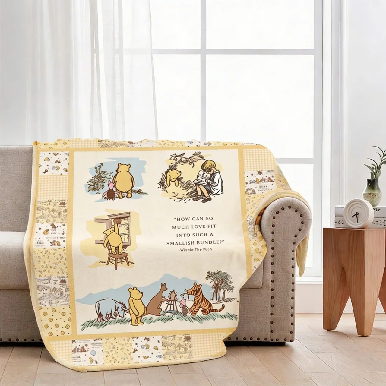 DSNY Honey Bear Love Fit Into Such A Smallish Bundle - Personalized Blanket - Gift For Movie Fans HH01 - Image 2