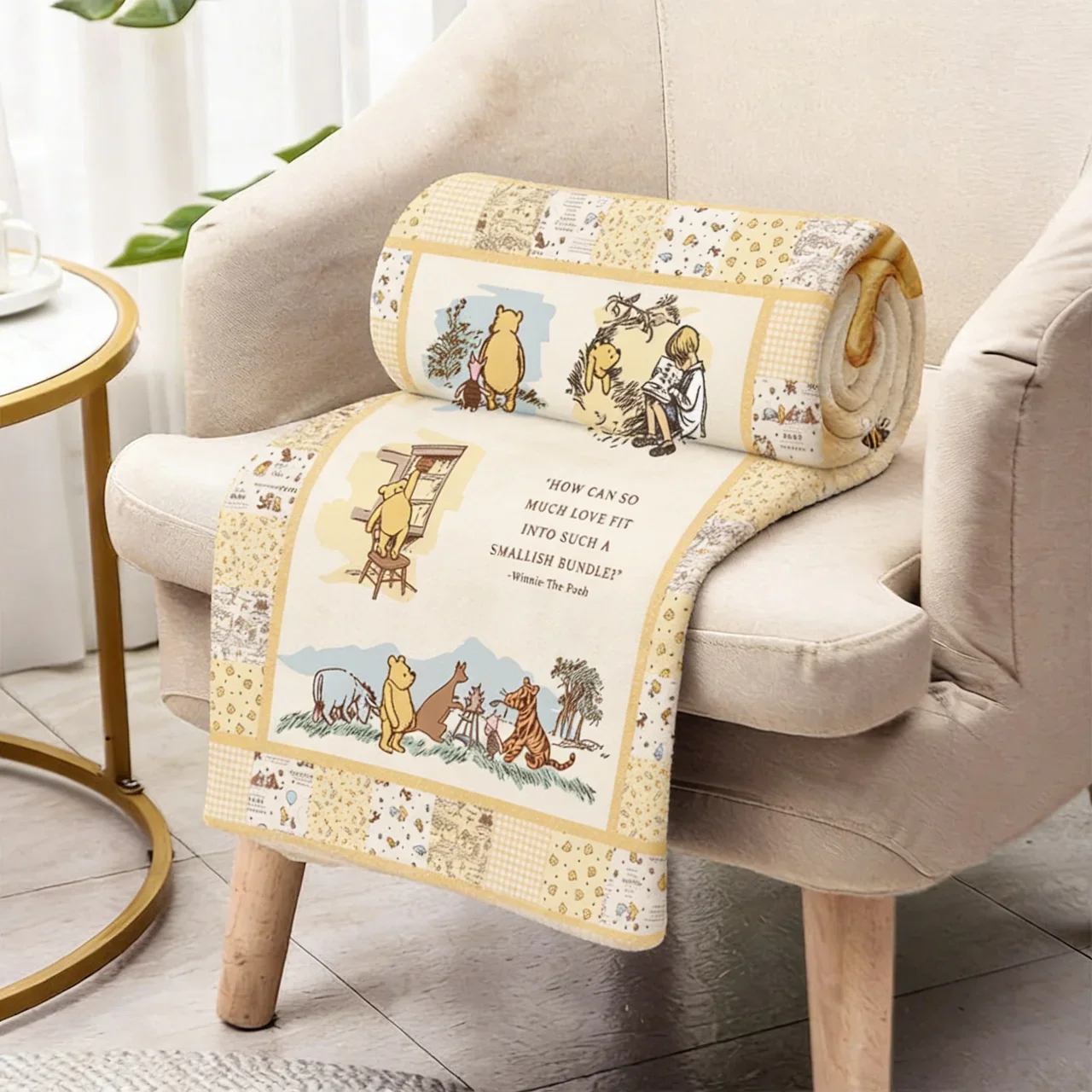 DSNY Honey Bear Love Fit Into Such A Smallish Bundle - Personalized Blanket - Gift For Movie Fans HH01 - Image 3