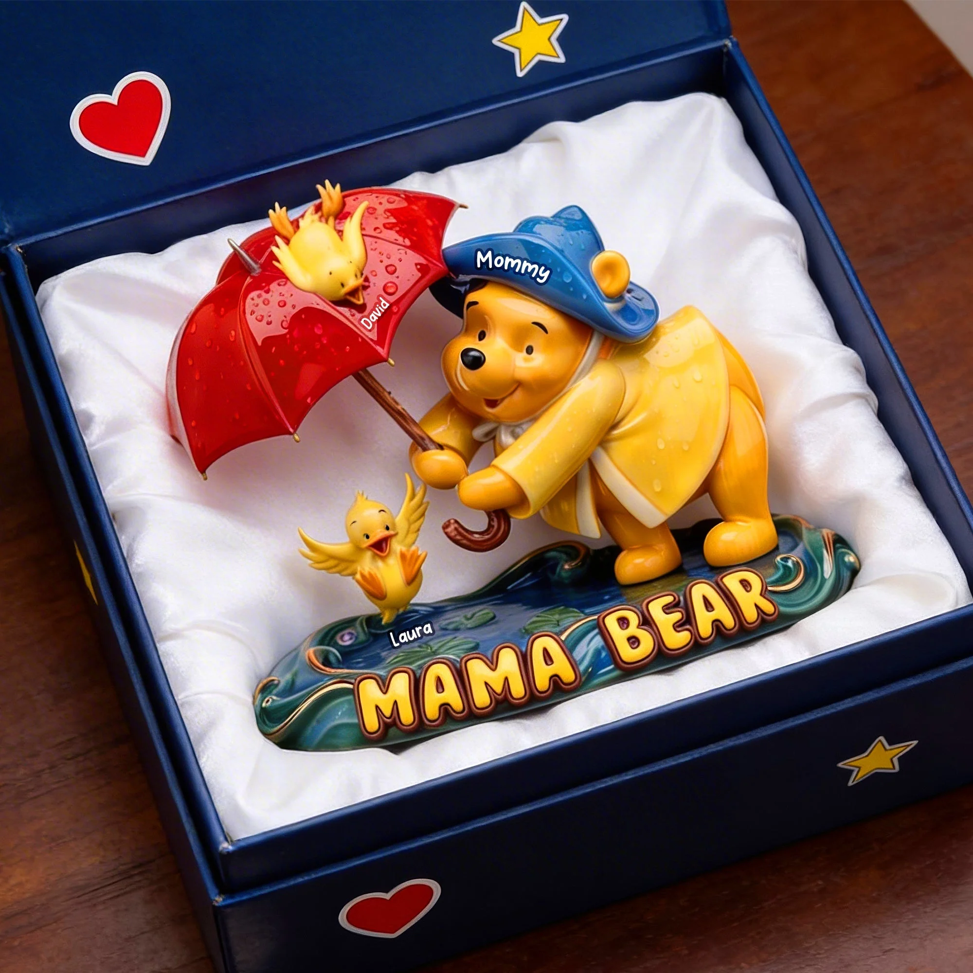 DSNY Honey Bear Mama - Personalized Custom Shaped Acrylic Plaque - Gift For Mom, Movie Fans NL122