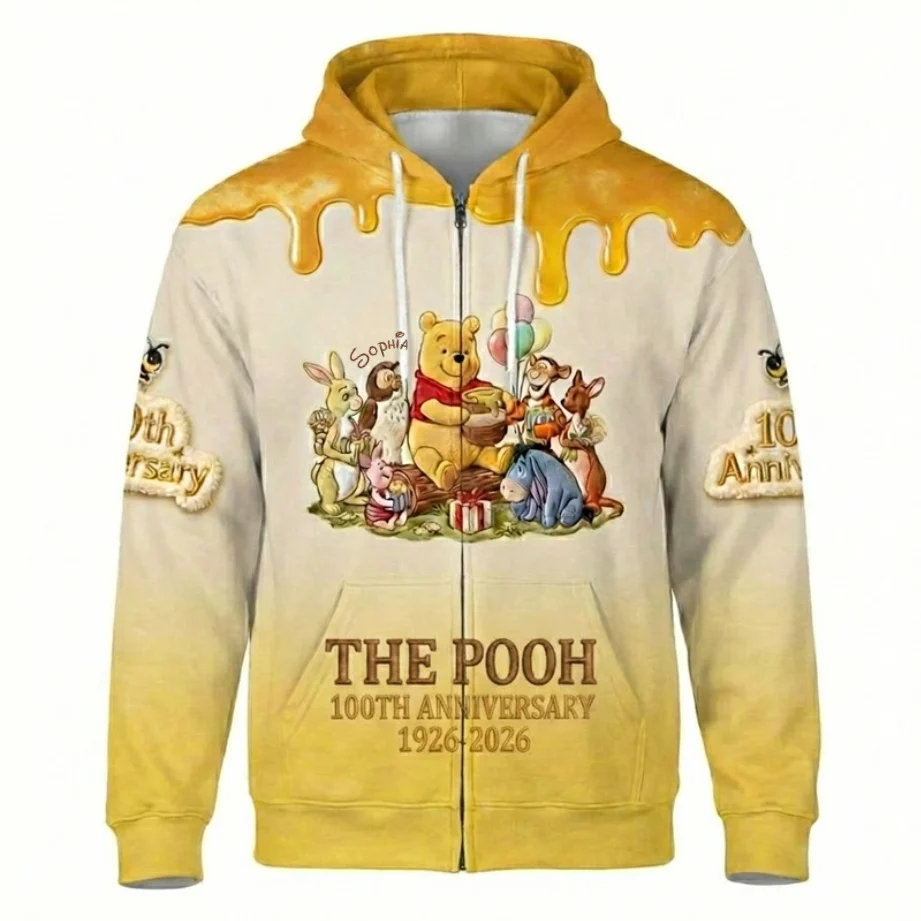 DSNY Honey Bear With Friends 100th Anniversary - Personalized All Over Shirt - Gift For Fan Movies HH01 - Image 6