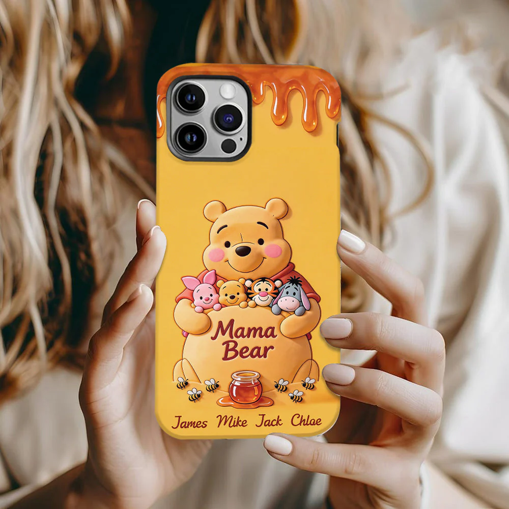 DSNY Honey Mama Bear - Personalized Phone Case - Gift For Mom, Movie Fans NL122 - Image 2