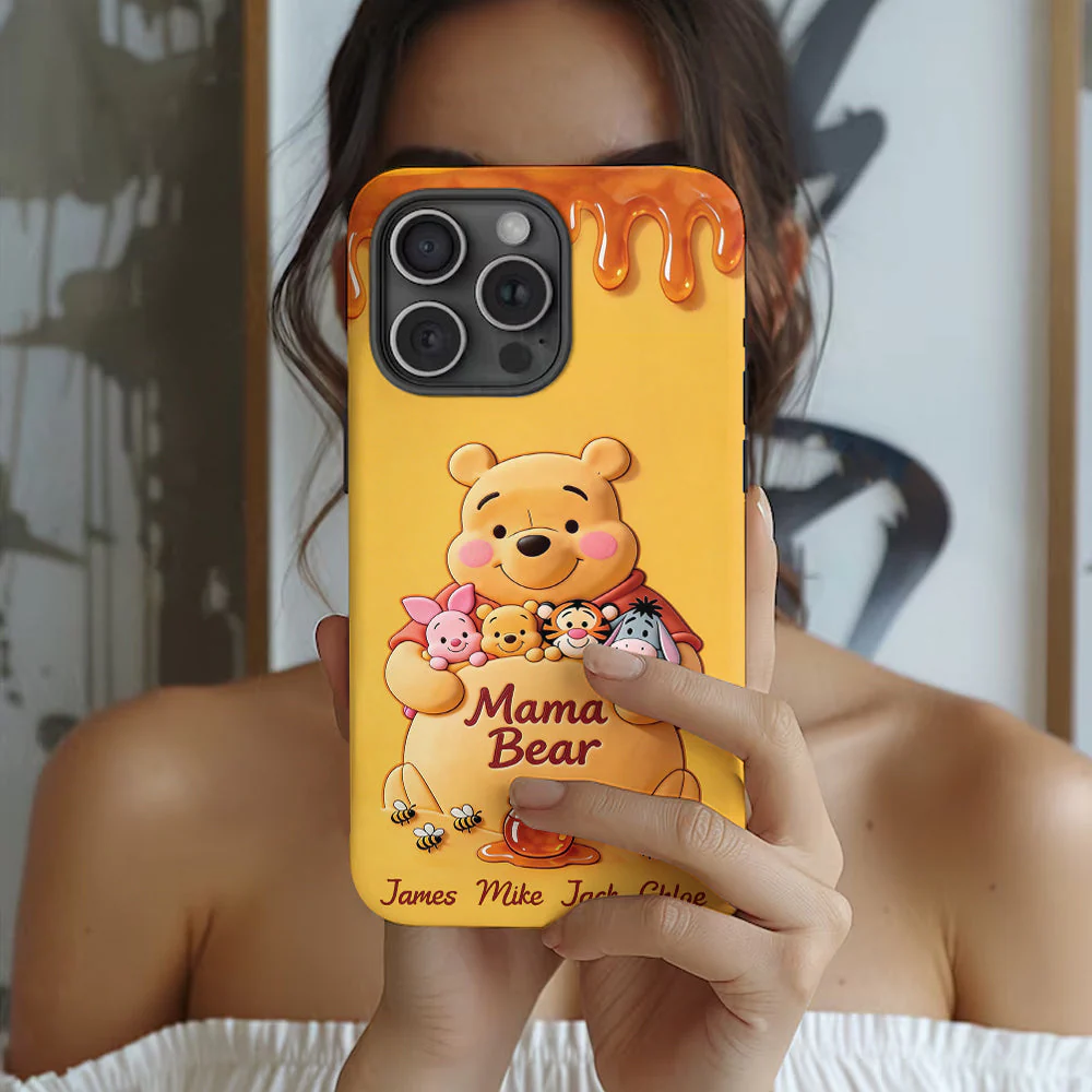 DSNY Honey Mama Bear - Personalized Phone Case - Gift For Mom, Movie Fans NL122 - Image 3