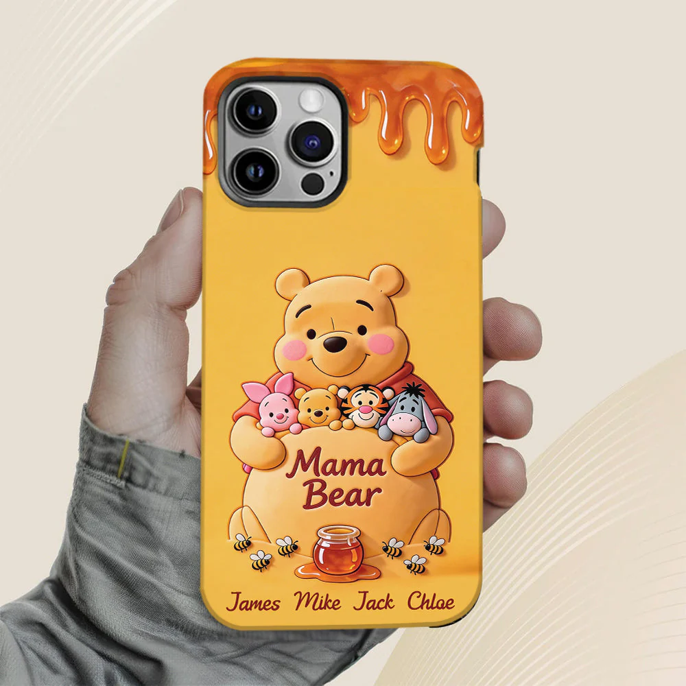 DSNY Honey Mama Bear - Personalized Phone Case - Gift For Mom, Movie Fans NL122 - Image 5