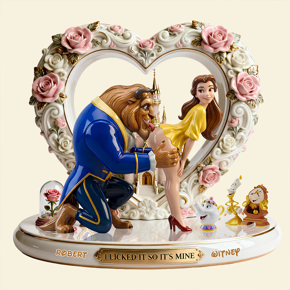 DSNY I Licked It So It's Mine - Personalized Acrylic Plaque - Gifts For Naughty Couple, Valentine HH01 - Image 3