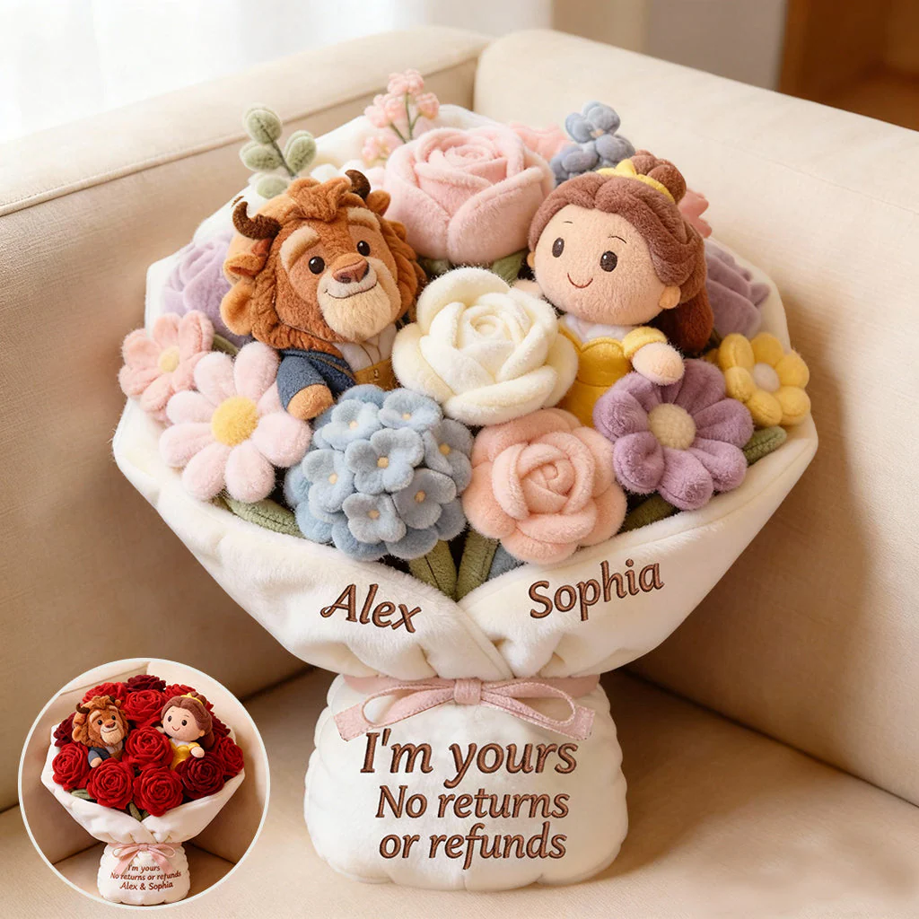 DSNY I'm Yours No Returns Or Refunds - Personalized Custom Shaped Pillow - Gift For Couple, Movie Fans HH01