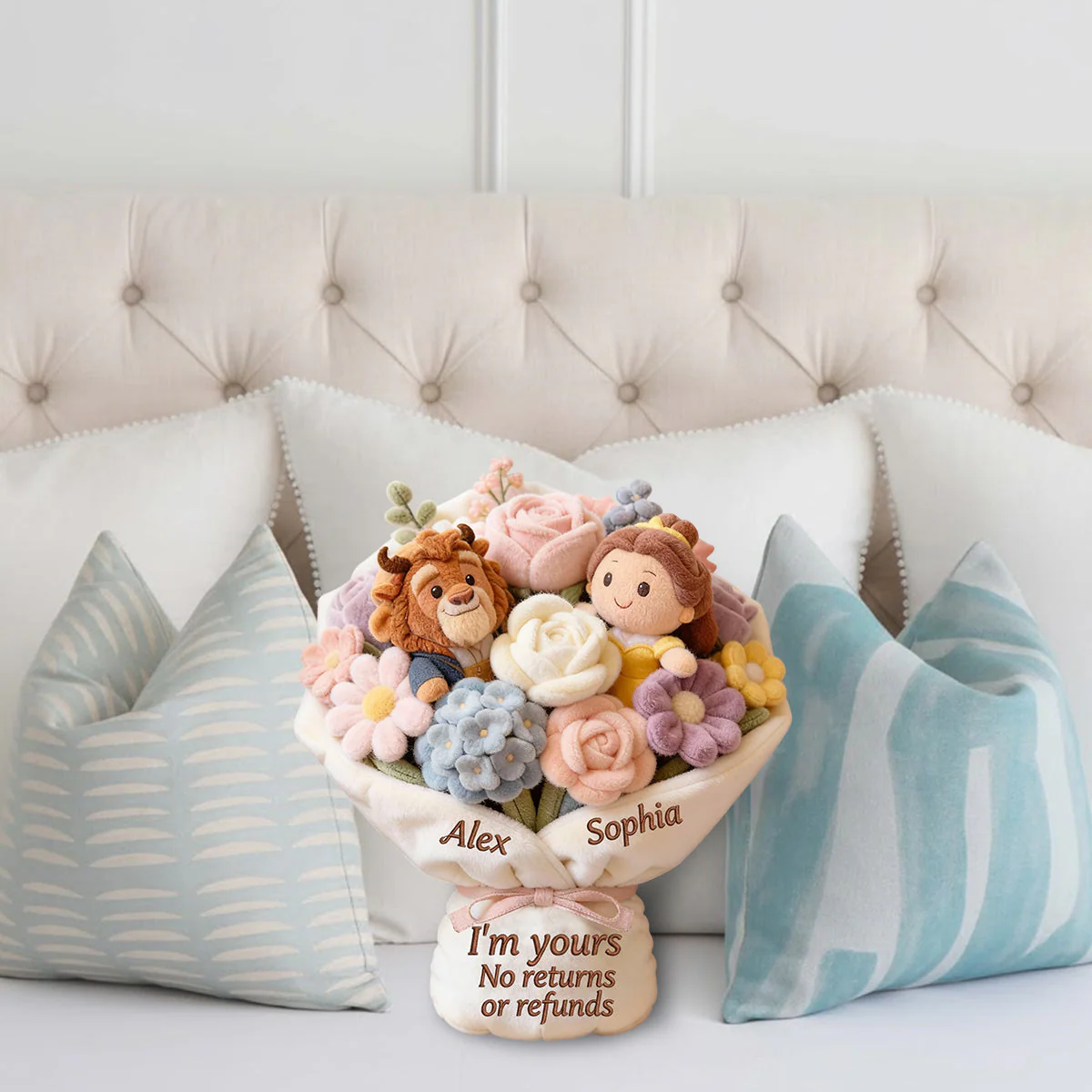 DSNY I'm Yours No Returns Or Refunds - Personalized Custom Shaped Pillow - Gift For Couple, Movie Fans HH01 - Image 3