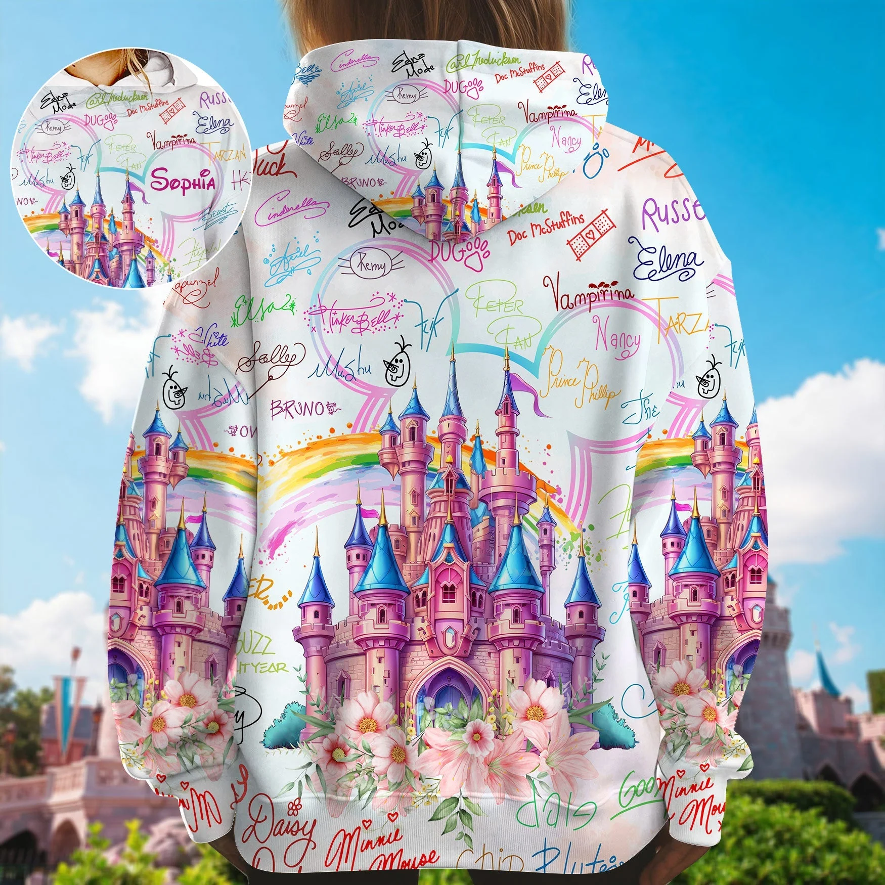 DSNY Just A Girl Loves Magic - Personalized Hoodie - Gift For Her HH01