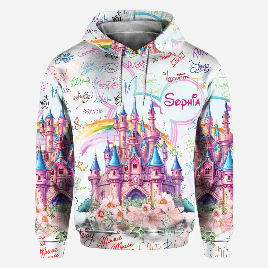 DSNY Just A Girl Loves Magic - Personalized Hoodie - Gift For Her HH01 - Image 3