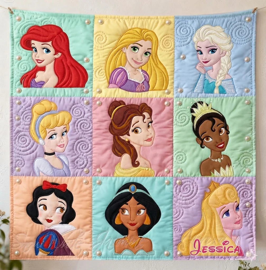 DSNY Just Loves My Princess (Ver 1) - Personalized Blanket - Christmas Gift For Daughter HH01