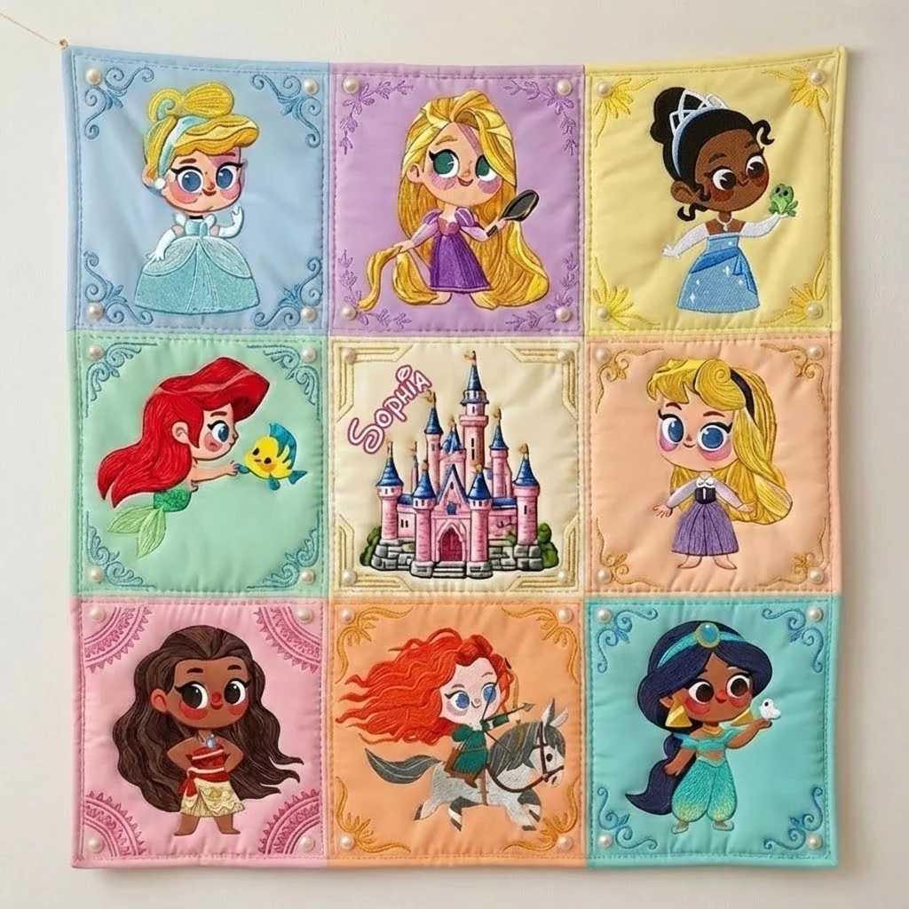 DSNY Just Loves My Princess (Ver 2) - Personalized Blanket - Christmas Gift For Daughter HH01