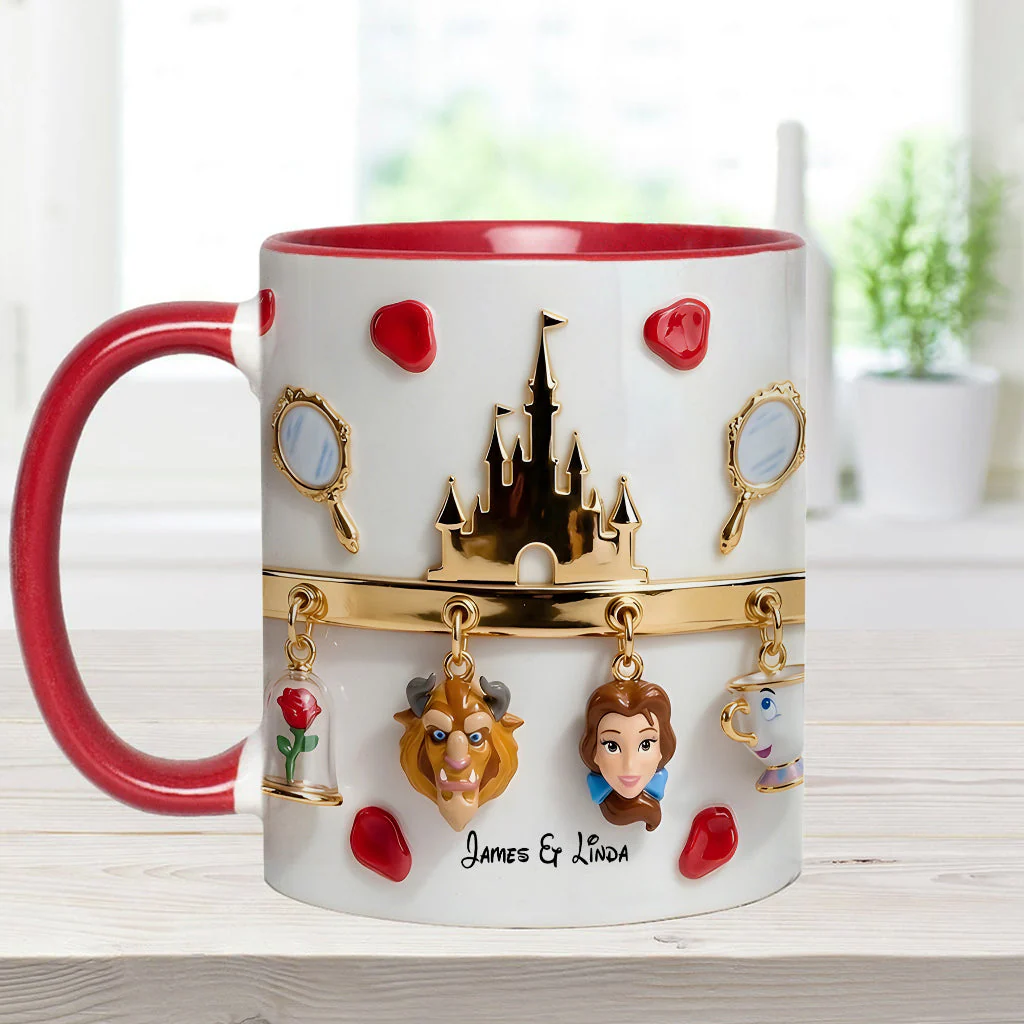 DSNY Love Story - Personalized Accent Mug - Gift For Couple, Christmas, Valentine HH01 - Image 5
