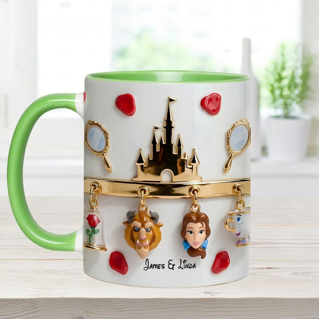 DSNY Love Story - Personalized Accent Mug - Gift For Couple, Christmas, Valentine HH01 - Image 6