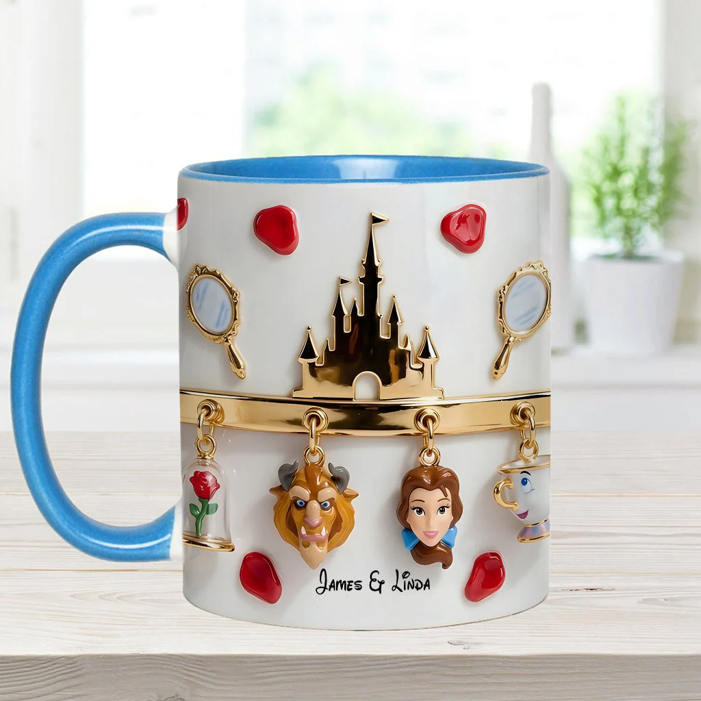 DSNY Love Story - Personalized Accent Mug - Gift For Couple, Christmas, Valentine HH01 - Image 7