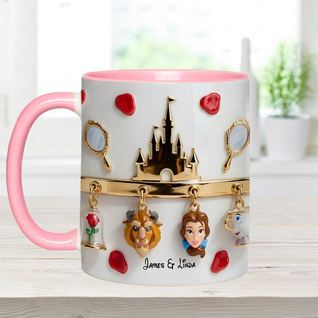 DSNY Love Story - Personalized Accent Mug - Gift For Couple, Christmas, Valentine HH01 - Image 8