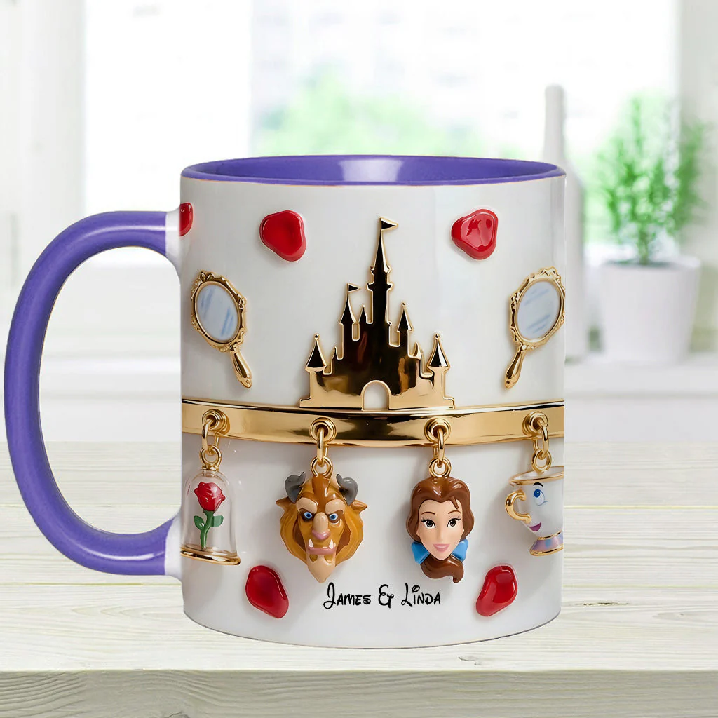 DSNY Love Story - Personalized Accent Mug - Gift For Couple, Christmas, Valentine HH01 - Image 9