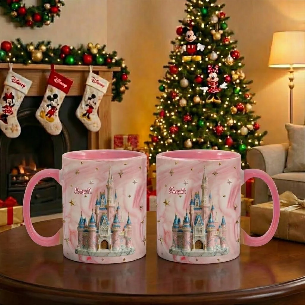 DSNY Magic Castle - Personalized Accent Mug - Gift For Daughter, Her HH01 - Image 2