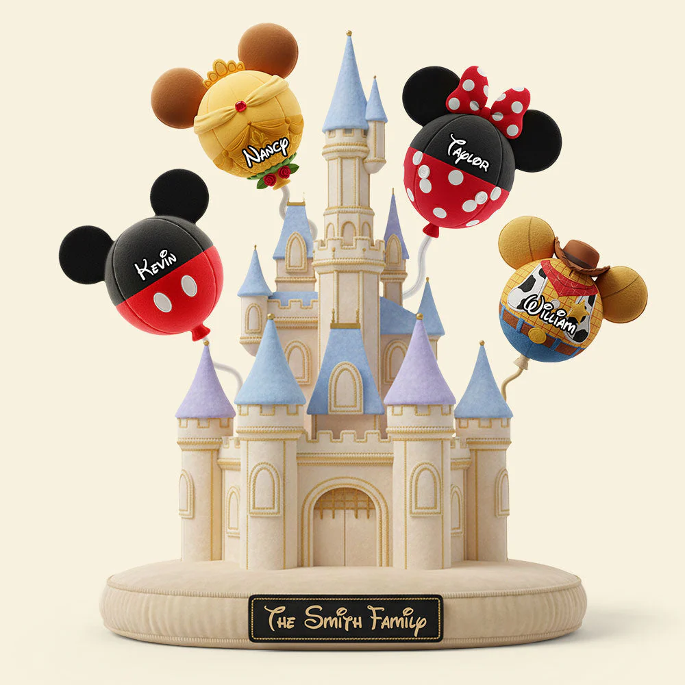 DSNY Magic Castle - Personalized Custom Shape Pillow - Christmas Gift For Family, Movie Fans HH01 - Image 3