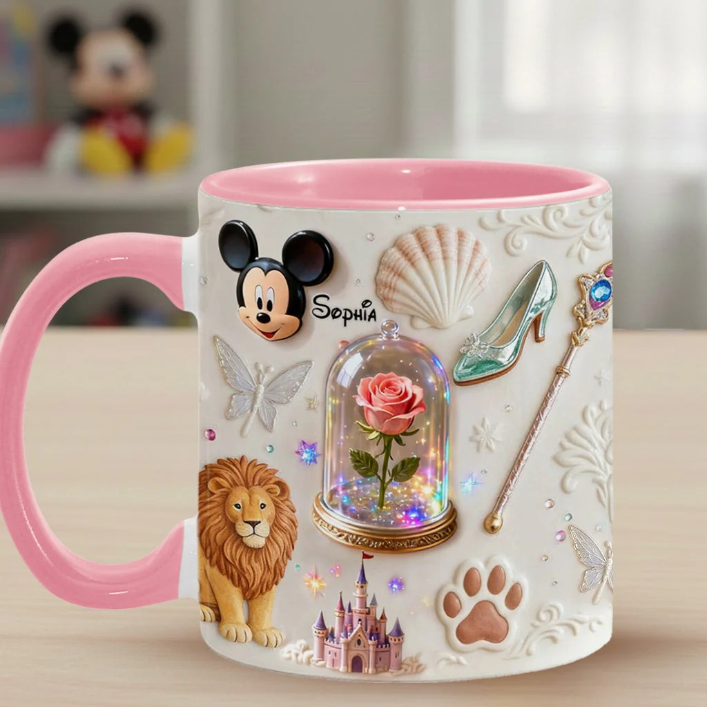 DSNY Magic Mouse Moments - Personalized Accent Mug - Gift For Movie Fans NL122 - Image 4